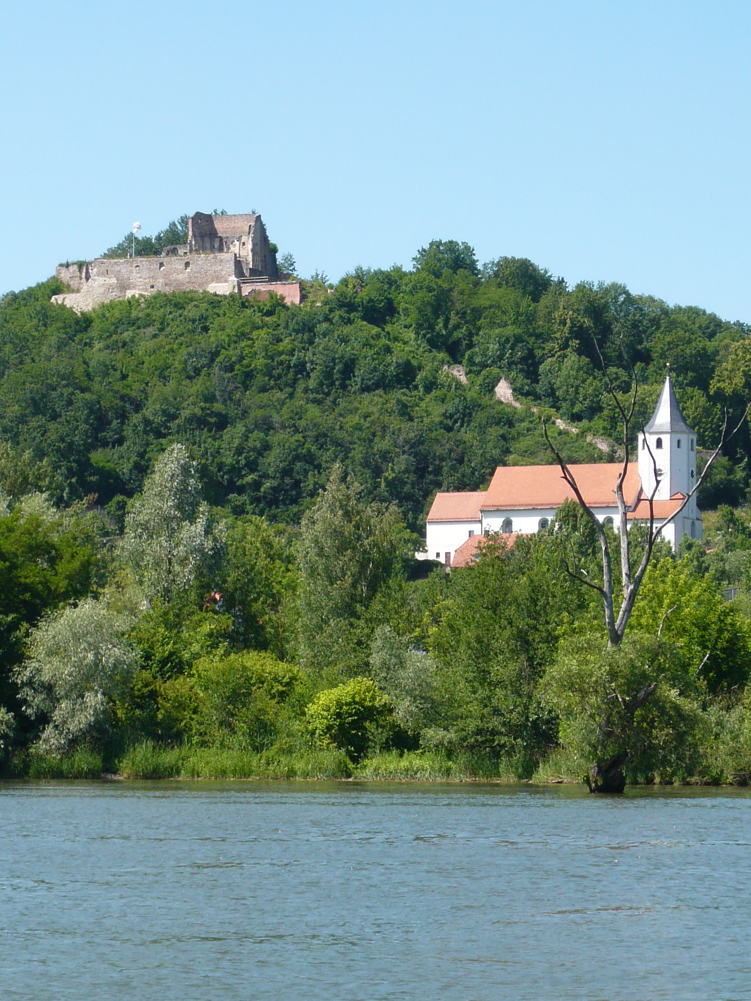 Donaustauf Burgruine und Kirche