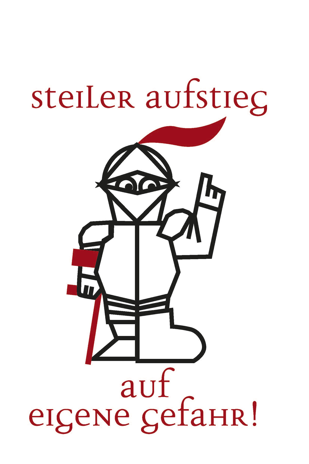 Als ‚Warnbold‘ macht er auf Gefahrenstellen aufmerksam